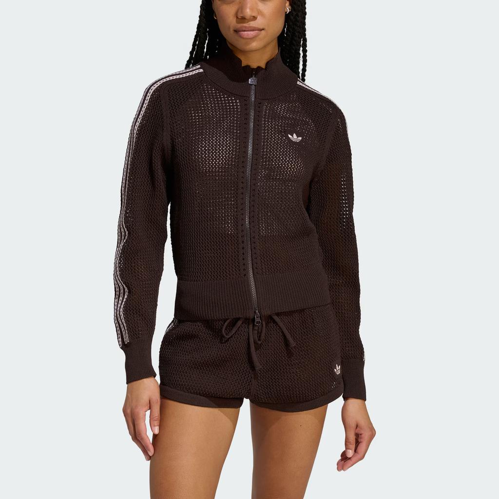 adidas Оригиналы Firebird КРЮЧКОМ СВИТЕР-ТОЛСТОВКА ВЯЗАНЫЙ Женский KE0202