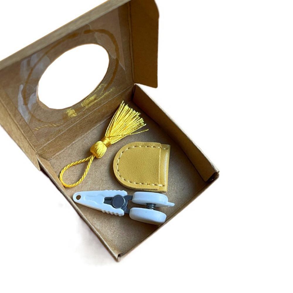 High Precision Art Mini Scissor Protective Cover Spring Yarn Scissors Embroidery Work