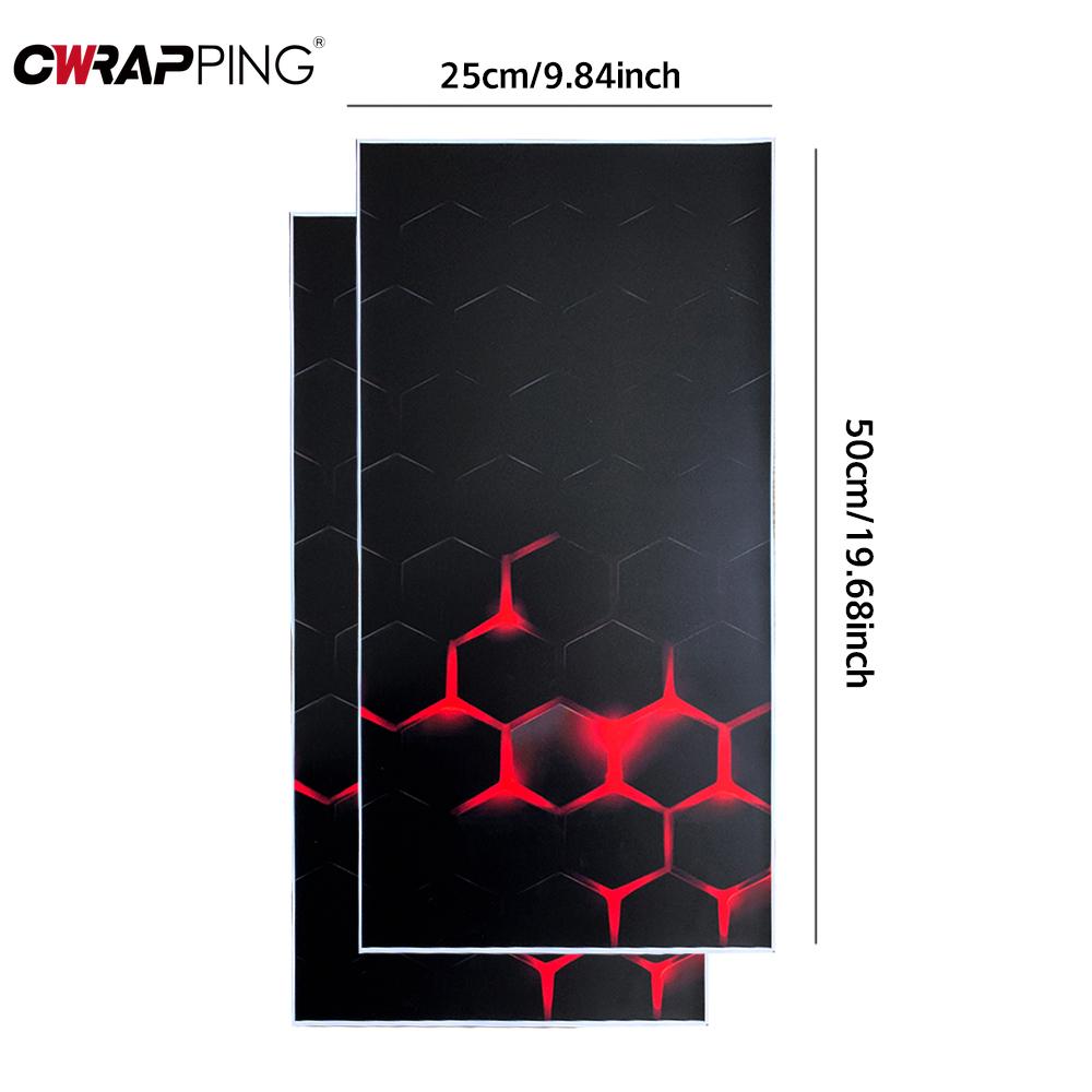 Панель двери Сотовая структура Водонепроницаемая Декоративная пленка Самоклеящаяся Внутренняя отделка Защита стойки B Автоаксессуары