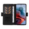 YIKATU YK-007 For Motorola Moto G45 5G/G34 5G Case PU Leather Wallet Protective Phone Cover