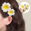 2Pcs Women Hair Pins Flower Decor Anti-slip Design Hair Clip Bang Side Hairpins Headwear Hair Decoration