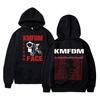 Худи Rock Band Kmfdm in Your Face Tour Осень 1885 Мужское Женское Винтажное Готическое Панк Толстовка Мужская Повседневная Оверсайз Уличная Одежда