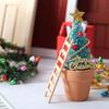5Pcs 1:12 Dollhouse Miniature Furniture Wooden Ladder Stairs Home Decoration