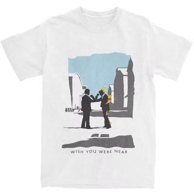 Wish You Were Here Мужская Женская Футболка Классическая Рок Песня Одежда Винтажные Футболки Футболки Одежда с Принтом