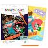 Zdrapka Artystyczna ”Superbohaterowie” Malowanie Metodą Scratch Dla Dzieci