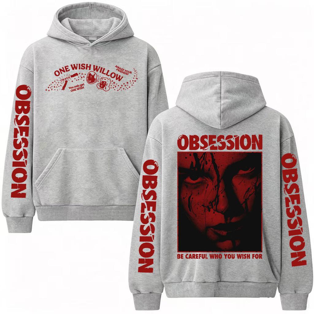 One Wish Willow Obsession 2026 Movie Merch Hoodies Men Women Harajuku Retro Classic Sweatshirts Casual Fleece Long Sleeve Hoodie