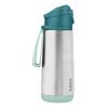 b.box Children's Water Bottle with Spout, Insulated Drink Bottle, 500ml, Keeps Drinks Cold or Hot, One-Push Operation, Dishwasher Safe [Authentic