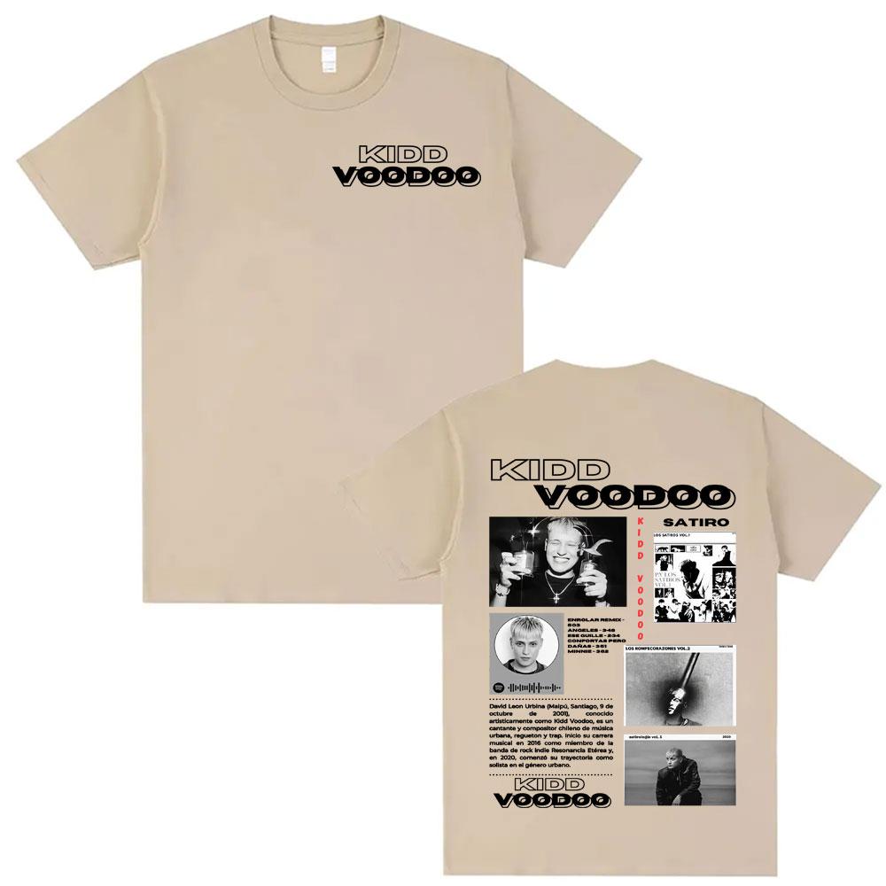 Kidd Voodoo Satiro Tour 2025 Graphic Tee Shirt Unisex Women Vintage Harajuku Hip Hop Tshirt High Quality Oversized Classic T Shirt