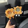 Car Seatbelt Shoulder Pad Cheese Cat and Mouse Anti-Strangle Car Protective Cover Soft Neck and Shoulder Protector Car Decoration