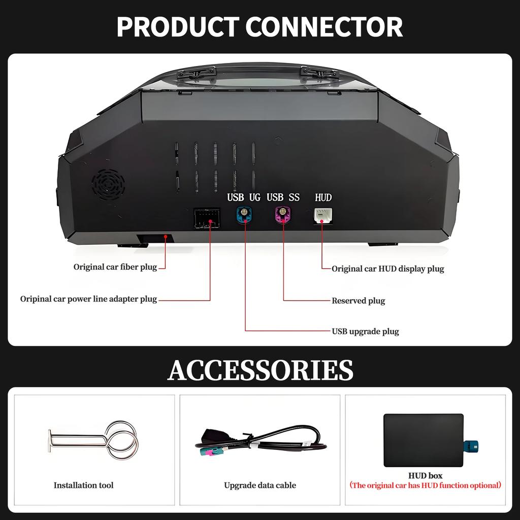 12,3-дюймовый ЖК-дисплей приборной панели автомобиля цифровой приборный кластер экран приборной панели для BMW X6 F16 (2014-2018) Система NBT EVO LINUX