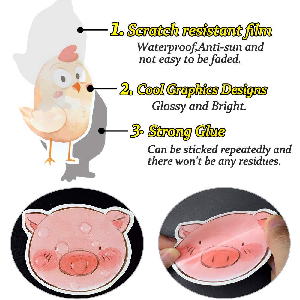 50 PCS Watercolor Animals Sticker Kids Toys Gifts Colorful Cute Cartoon Stickers To DIY Laptop Luggage Skateboard Guitar Decals