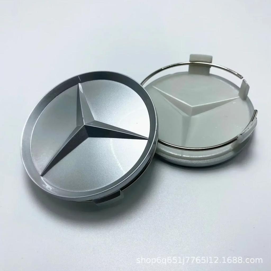 Hot 4Pcs 75MM Car Wheel Hub Center Badge Cap Covers for Mercedes Benz AMG a C GLA GLC Universal Fit Wheel Center Caps A171400
