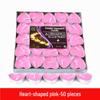 50 Heart-shaped Round Confession Candles for Romantic Birthdays and Tea Brewing