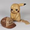 Boxwood Hand-carved Pikachu & Gengar Sandalwood Desk Ornament Gift