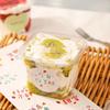 100PCS Mousse Cups with Lid - Square Disposable PET Dessert Cups for Pudding, Ice Cream Mousse - Plastic Cake Boxes Party Favors