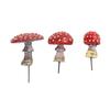 3Pcs Mushroom Garden Decor Resin Glow In The Dark Mushroom Decor Luminous Mushroom Statue Decor