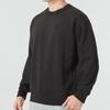 Puma Solid Color Fleece Thick Breathable Casual Crew Neck Sweatshirt Men Sweatshirt Black 627451-01