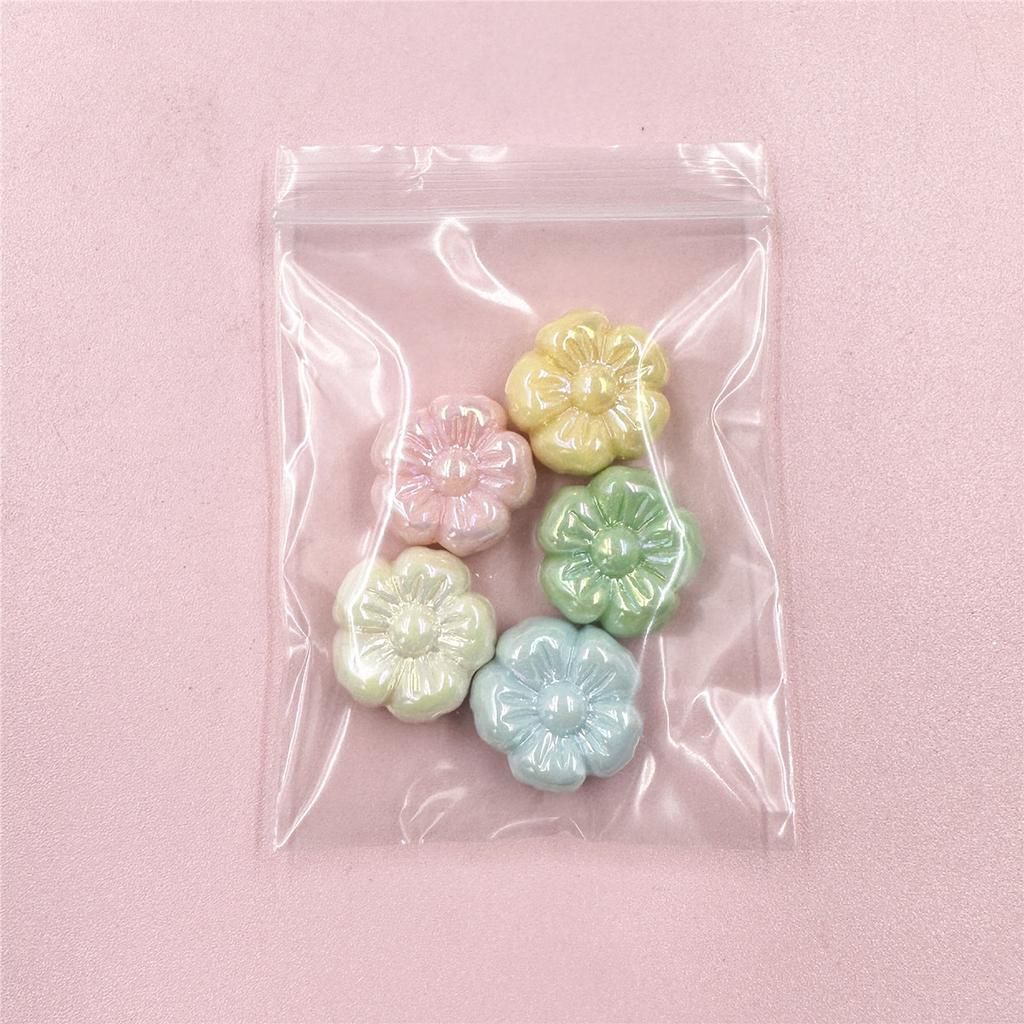 Цвет сливы УФ-покрытие DIY ювелирные аксессуары 5 шт. бисерные материалы ювелирные изделия акрил для браслета серьги изготовление бусины 19,5 мм бусины