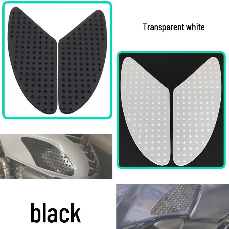 Universal Motorcycle Anti-slip Fuel Tank Knee Pad for Yamaha, Kawasaki, Honda - Heat Insulation Side Sticker