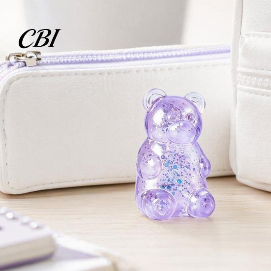 Animal Stress Toy Mini Clear Bear Squeeze Toy, Relief Sitting Sensory Soft Stretchy Sugar Ball Fidget Party Favors Adult