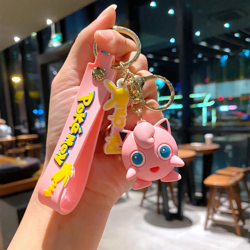 Брелок Pokemon Партия Подвеска Брелок Pokemon Милая кукла Пикачу Подвеска для сумки автомобиля на день рождения Подарок детям Игрушки шарм оптом тыква