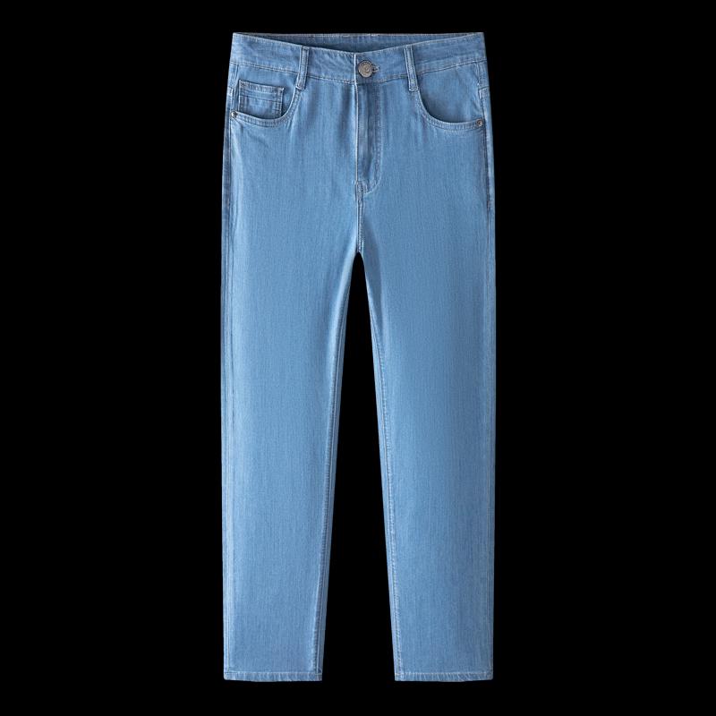 Джинсы мужские прямые из смесового тенселя MONTAGUT