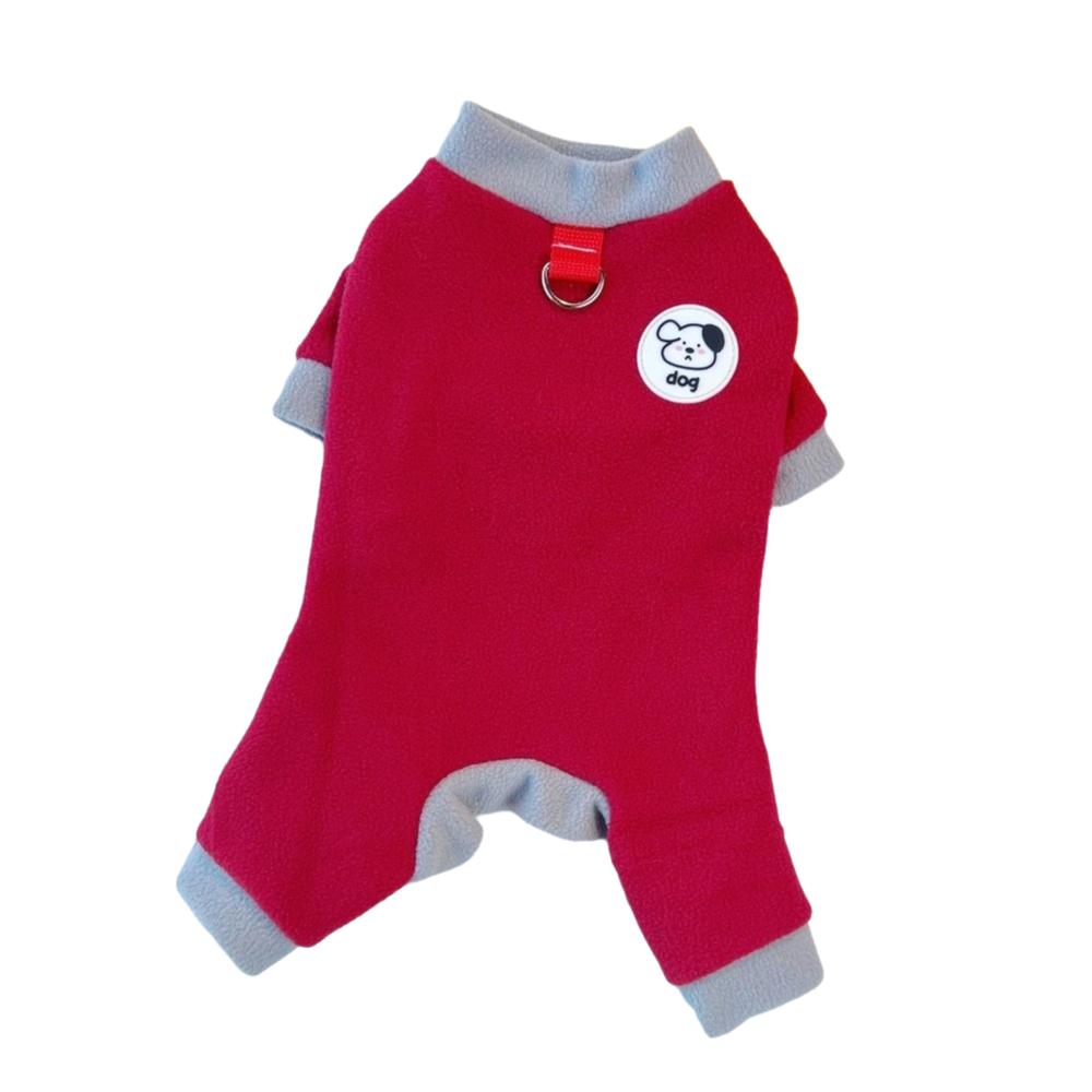 Warm Dog Jumpsuit Soft Puppy Pajamas Pet Base Shirt Winter Pet Overalls  Autumn Winter