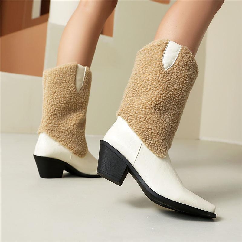 Женские ботильоны на высоком каблуке, осенне-зимние, новые, на толстом каблуке, модные, ботильоны большого размера