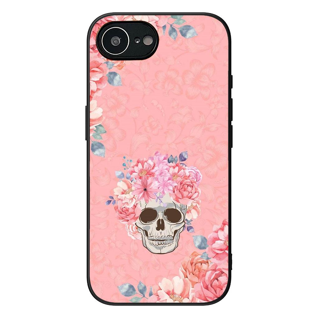 Чехол для Samsung Galaxy Note 20 9 8 S8 S10 S9 Plus A54 A33 A21S A31 M21 S10E A17 Coque Чехол для телефона Цветочный дизайн Череп Цветок Роза