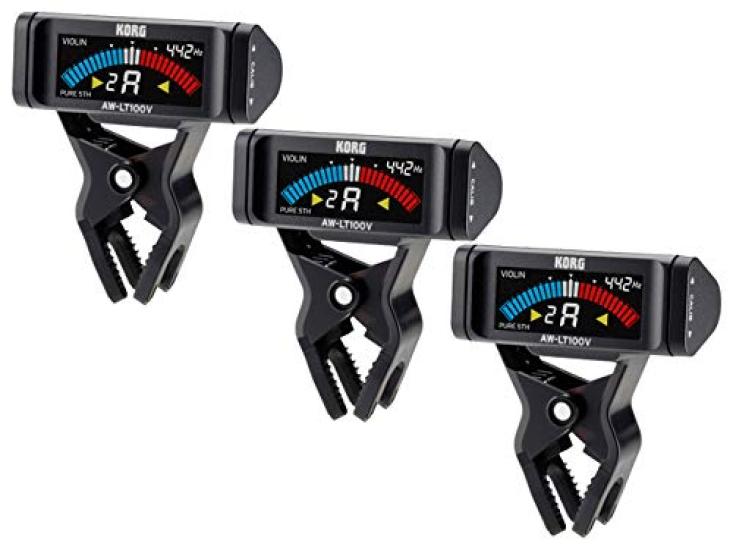 KORG Violin Viola Clip-on Tuner AW-LT100V 3pcs