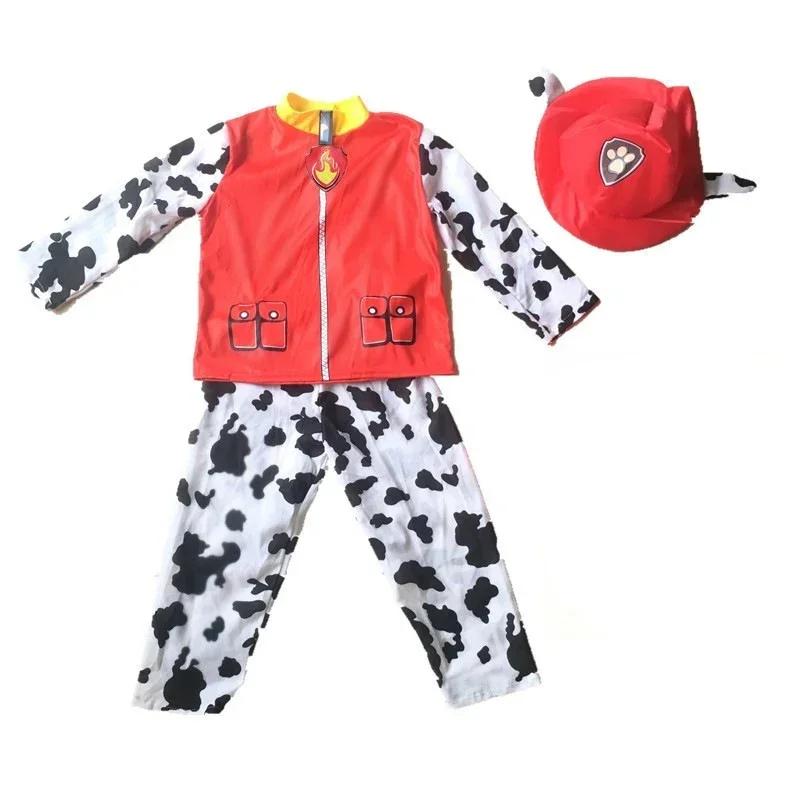 Boy and Girl Anime Dog Cosplay Costumes, Children's Tops, Pants, Patrol Uniforms, Halloween Birthday Party Costumes
