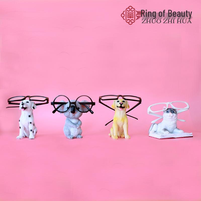 Держатель для очков и ручек Коала: Креативная полимерная фигурка животного в подарок