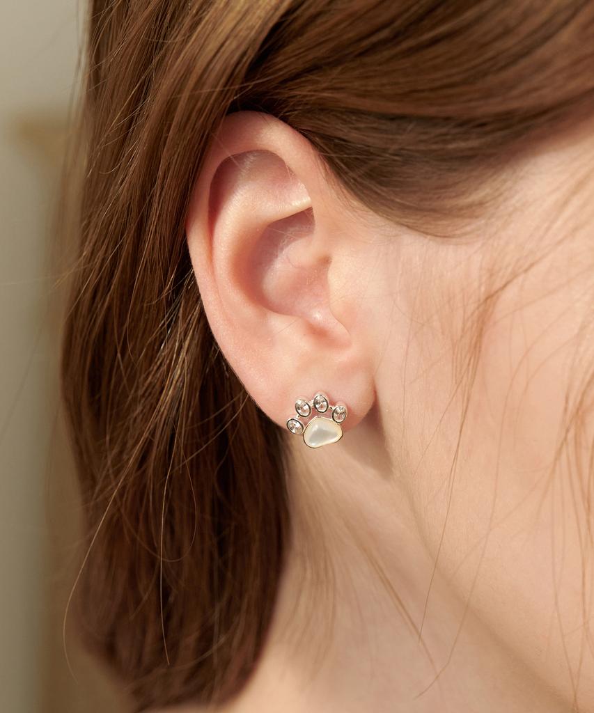 Tatiana (Silver 925) Lovely Cat Jelly Earrings Ec3097
