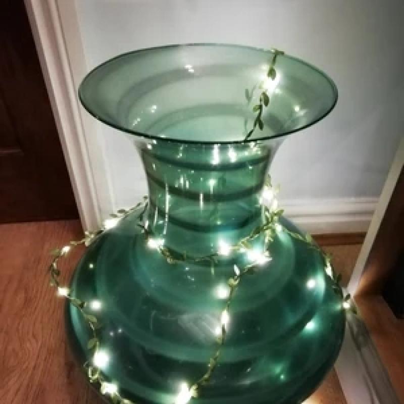 Гирлянды с зелеными листьями - Рождественские украшения - Рождественская гирлянда - Декор спальни - Украшения для свадебного стола - Гирлянды для домашнего декора