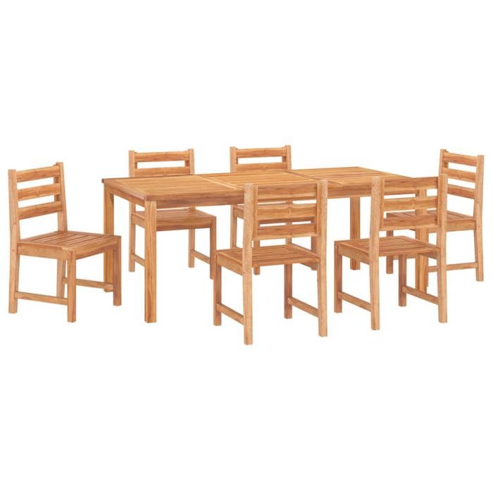 VidaXL 7-piece Garden Dining Set Solid Teak Wood, Garden Furniture, Outdoor Furniture 3157191