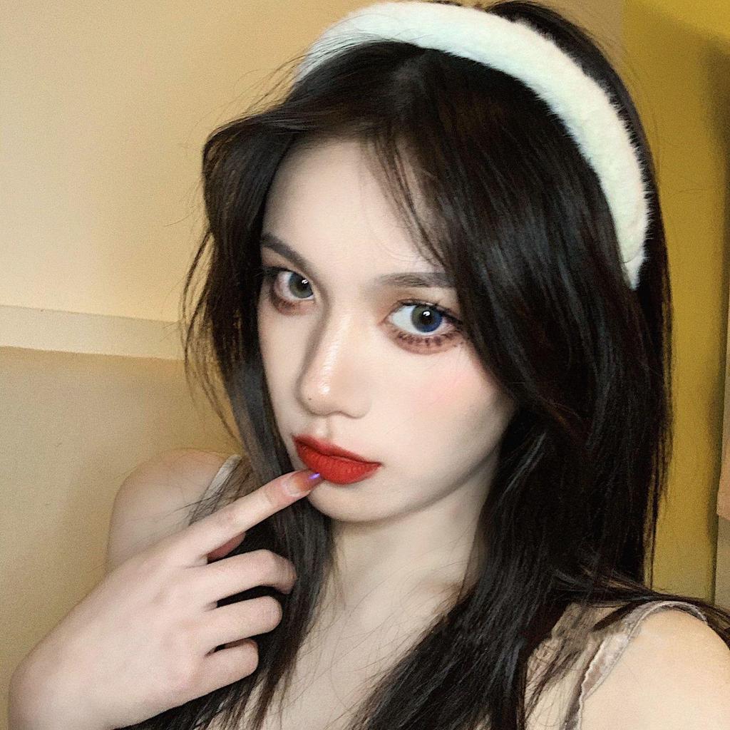 Корейская повязка на голову из искусственного кроличьего меха: Женская универсальная пушистая повязка на голову и заколка для прогулок или умывания лица