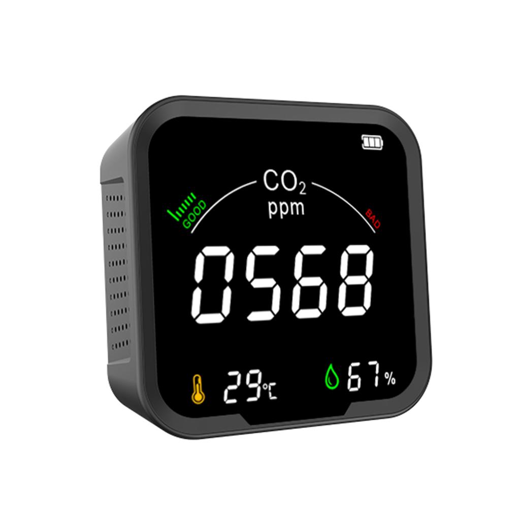 Инфракрасный измеритель углекислого газа 400-5000PPM CO2 детектор качества воздуха температура влажность