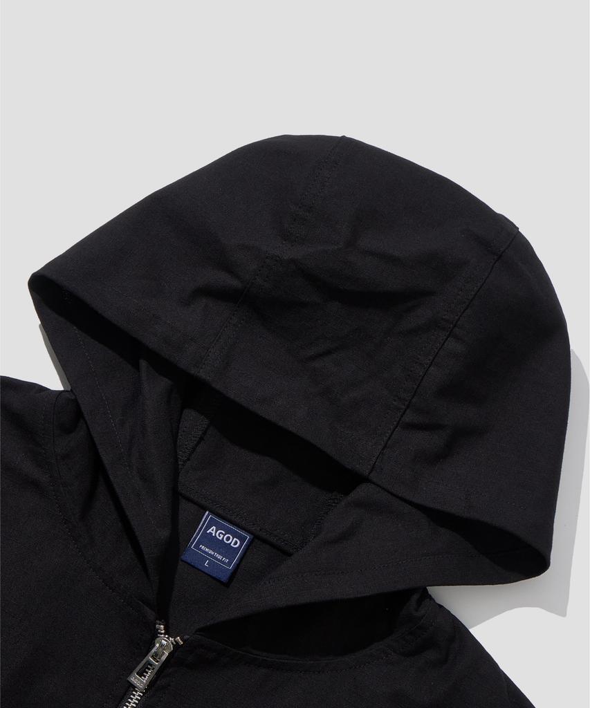 Худи Agod Bio Washed Ripstop [Черный]