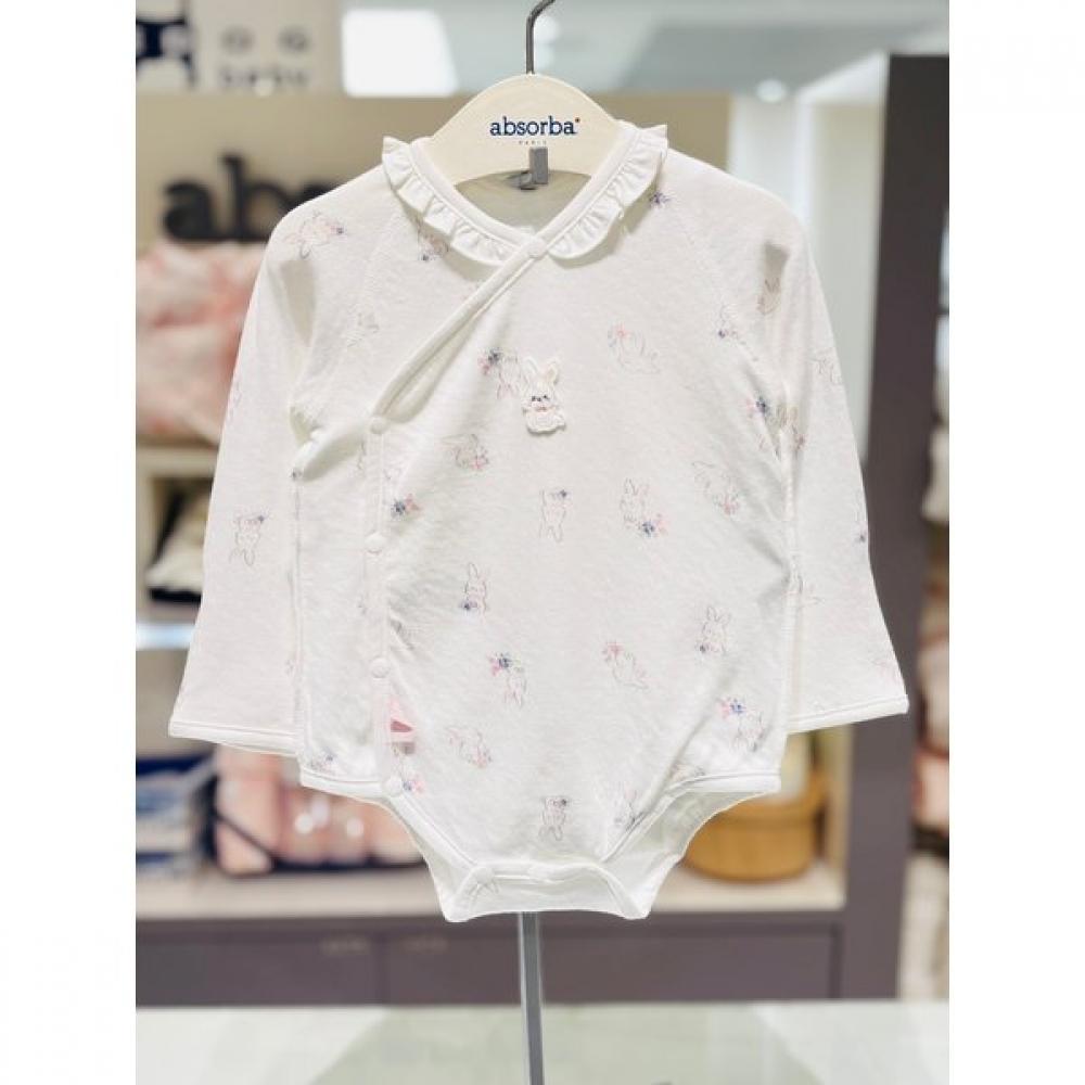 Absorba Girl Ribbon Cotton Modal Newborn Suit A2d10108
