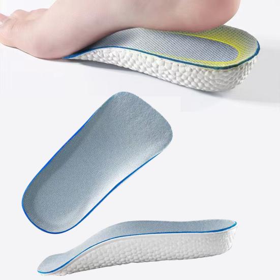 2 Pairs 1.5/2.5/3.5CM Height Increasing Insole Shoe Heel Lift Insert Height Elevator Invisible Men Women Arch Support Inner Sole Orthopedic