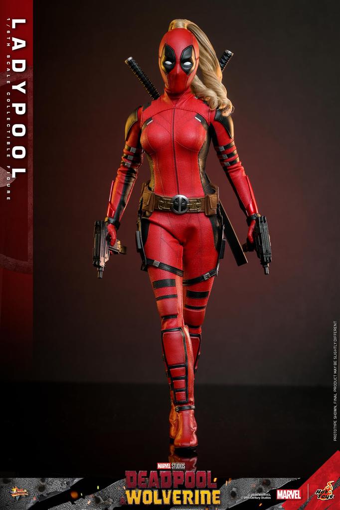 Movie Masterpiece Deadpool Wolverine Lady Deadpool Scale Figure & 1/6