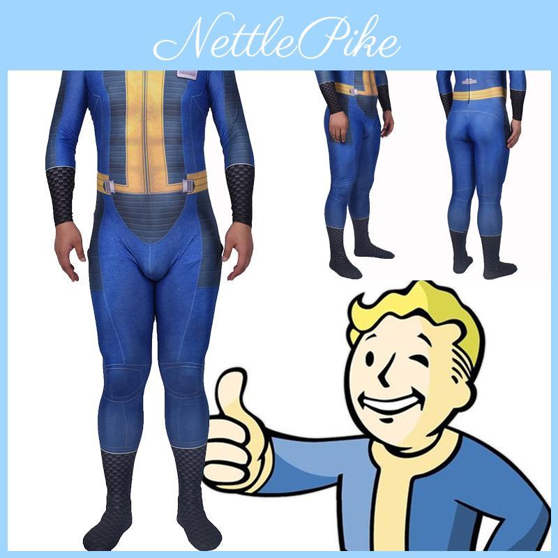 Изысканное исполнение Костюм Косплей Выжившего Fallout 4 для Нейта из Убежища 111
