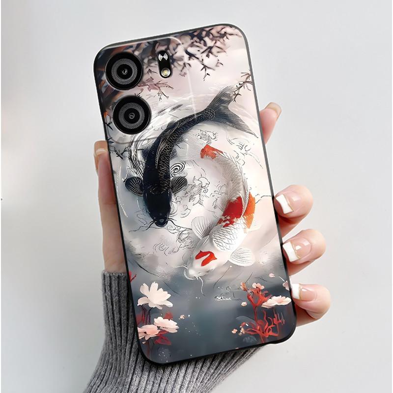 Black Phone Case For BLU View 5 Popular Cute Pink Cartoon Panda Pattern Shockproof For BLU View 5 Soft Silicone Back Cover