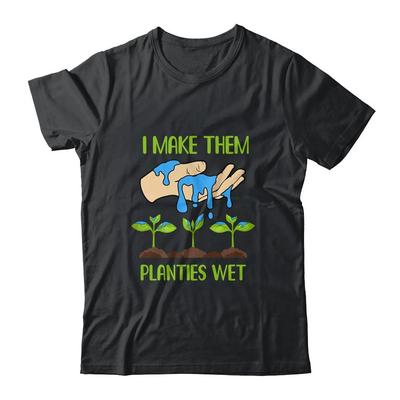 Mens Fun Graphic TShirt Series  Black Wet Plant Short Sleeve Tee