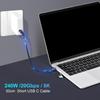 Кабель USB 3.2 20 Гбит/с USB A на USB Type-C Кабель для быстрой зарядки Кабель Папа-Папа Замена для Электронных Аксессуаров