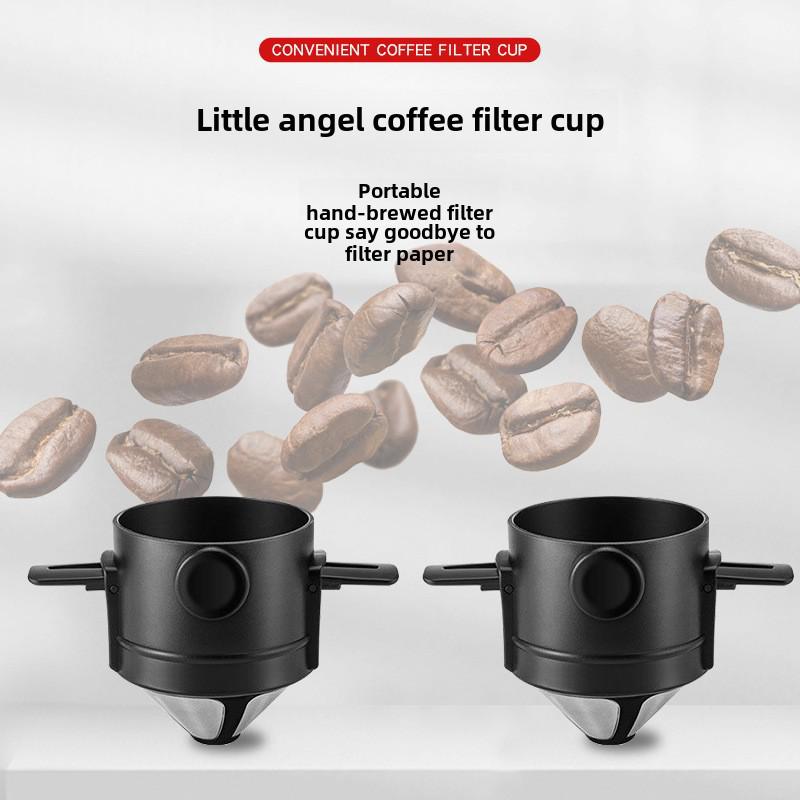 Stainless Steel Folding Coffee Filter Machine for Manual Brewing