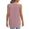 Summer Women Vest Solid V-Neck T-Shirt Tank Top
