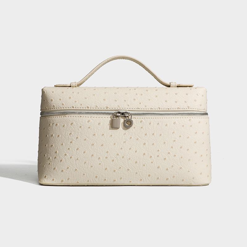 LP19 Fashionable Versatile 2025 New Genuine Ostrich Leather Crossbody Bag - Gigi Style Handbag