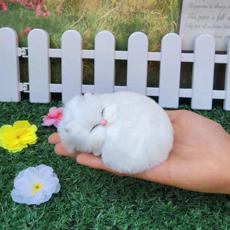 Мягкая лающая игрушка «Кот, кролик и щенок» — развивающая кукла-животное для детей