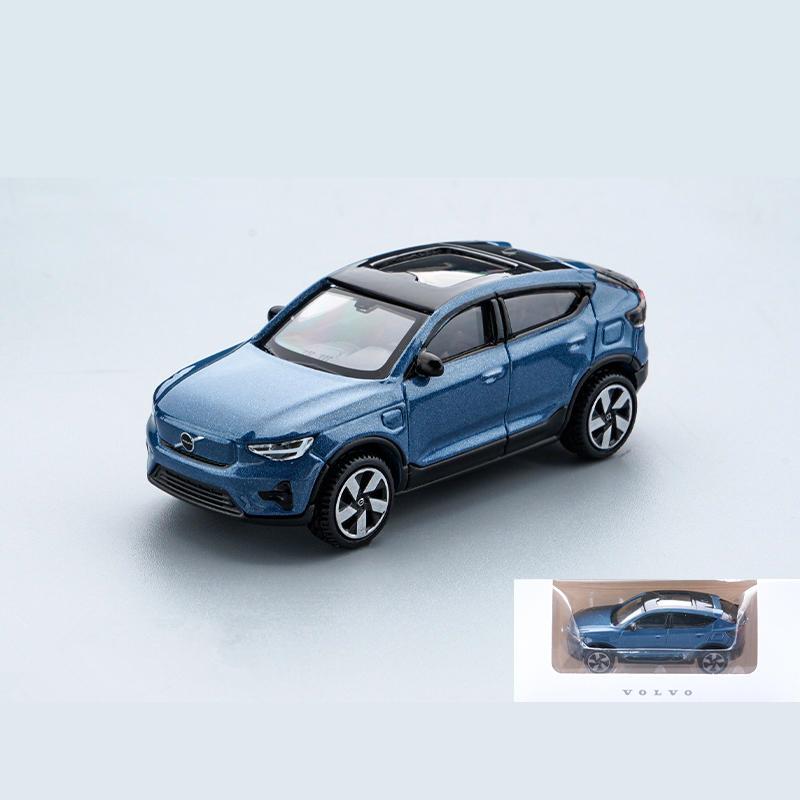 1:64 Модели автомобилей Volvo XC40 XC60 XC90 C40 S90 V90 из сплава, литые металлические игрушечные машинки, миниатюрная модель автомобиля, подарок для детей